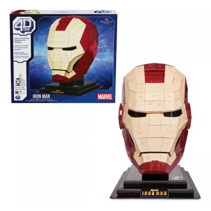 Marvel Rompecabezas 4D Iron Man Casco 96 piezas